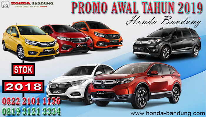 Promo Awal Tahun Honda Bandung Stok 2018
