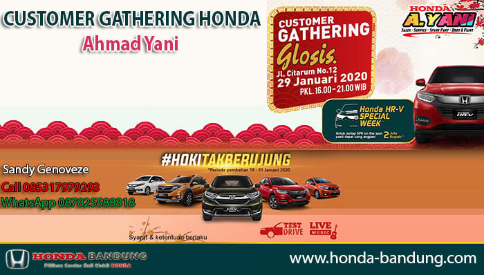 CUSTOMER GATHERING HONDA Ahmad Yani 2020