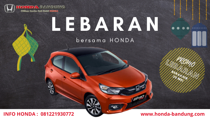 Promo Honda Bandung Lebaran Bersama Brio 2021